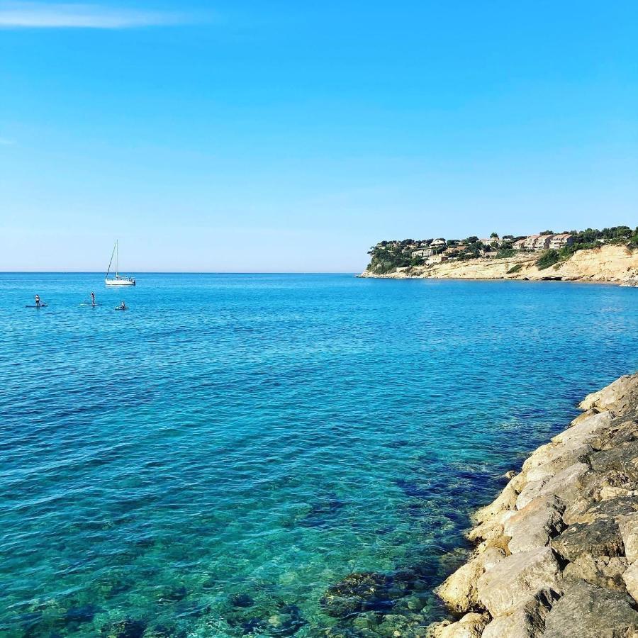 200M De La Plage ,3Mn Du Port A 50M Du Centre Ville Carry-le-Rouet ภายนอก รูปภาพ